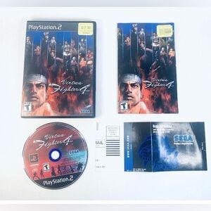 Virtua Fighter 4 PS2 Black Label PlayStation 2 Complete w/ Manual Reg Card MINTY
